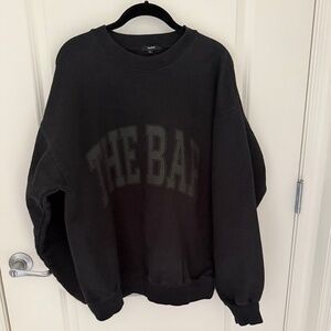 The Bar sweatshirt - oversized black